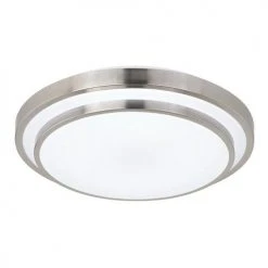 Budget 🥰 Patriot Lighting® Helos 20-1/2" Satin Nickel LED Flush Mount Ceiling Light 🛒 11 Budget 🥰 Patriot Lighting® Helos 20-1/2" Satin Nickel LED Flush Mount Ceiling Light 🛒 -Patriot Lighting Sales 3482127 Alt1