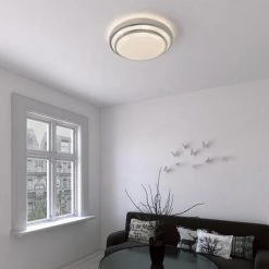 Budget 🥰 Patriot Lighting® Helos 20-1/2" Satin Nickel LED Flush Mount Ceiling Light 🛒 15 Budget 🥰 Patriot Lighting® Helos 20-1/2" Satin Nickel LED Flush Mount Ceiling Light 🛒 -Patriot Lighting Sales 3482127 Alt5