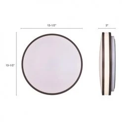 Promo ⭐ Patriot Lighting® Albert Smart Wi-Fi Integrated LED Flush Mount Ceiling Light 😉 -Patriot Lighting Sales 3482129 Alt3