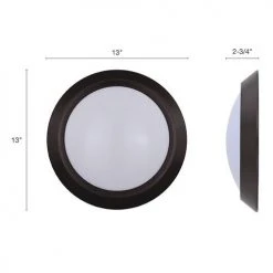 Promo 😉 Patriot Lighting® Fulton Bronze Integrated LED Flush Mount Ceiling Light 2-Pack ✨ 15 Promo 😉 Patriot Lighting® Fulton Bronze Integrated LED Flush Mount Ceiling Light 2-Pack ✨ -Patriot Lighting Sales 3482145 Alt4