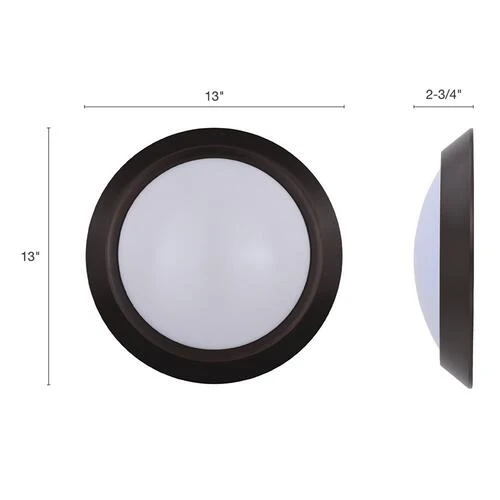 Promo 😉 Patriot Lighting® Fulton Bronze Integrated LED Flush Mount Ceiling Light 2-Pack ✨ 7 Promo 😉 Patriot Lighting® Fulton Bronze Integrated LED Flush Mount Ceiling Light 2-Pack ✨ - Image 5