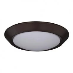 Promo 😉 Patriot Lighting® Fulton Bronze Integrated LED Flush Mount Ceiling Light 2-Pack ✨