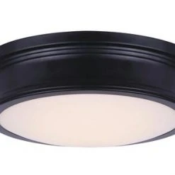 Brand new ⭐ Patriot Lighting® Otis Matte Black Integrated LED Flush Mount Ceiling Light 👏