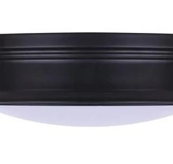 Brand new ⭐ Patriot Lighting® Otis Matte Black Integrated LED Flush Mount Ceiling Light 👏 -Patriot Lighting Sales 3482148 P SIDE OFF