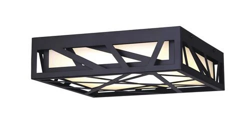 Flash Sale ✔️ Patriot Lighting® Adah Matte Black Integrated LED Flush Mount Ceiling Light 💯 4 Flash Sale ✔️ Patriot Lighting® Adah Matte Black Integrated LED Flush Mount Ceiling Light 💯 - Image 2