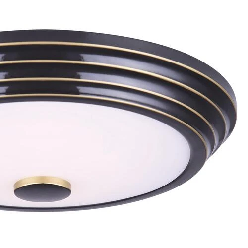 Hot Sale 🎁 Patriot Lighting® Lyra Rubbed Bronze Integrated LED Flush Mount Ceiling Light ⌛ 4 Hot Sale 🎁 Patriot Lighting® Lyra Rubbed Bronze Integrated LED Flush Mount Ceiling Light ⌛ - Image 2