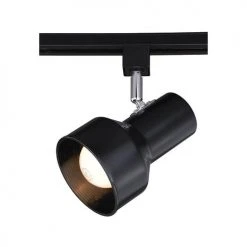 New ✨ Patriot Lighting® Step Cylinder 1-Light Black Track Lighting Head 🌟