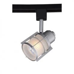 Coupon ❤️ Patriot Lighting® Almora 1-Light Black And Silver Halogen Track Lighting Head 🎁