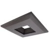 Cheap ❤️ Patriot Lighting® 5" & 6" Recessed Bronze Baffle Square Trim For Downlight 👍 -Patriot Lighting Sales 349 1189 MainImg 6in SquareTrim BZ rev1850