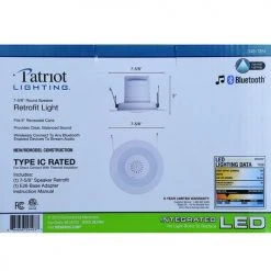 Best reviews of ❤️ Patriot Lighting® 6" Integrated LED Speaker Retrofit Recessed Downlight ⌛ -Patriot Lighting Sales 349 1351 Alt4