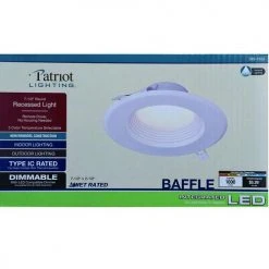 Best reviews of ⌛ Patriot Lighting® 6" Integrated LED Deep Baffle Ultra-Thin Recessed Downlight ✔️ -Patriot Lighting Sales 349 1352 Alt3