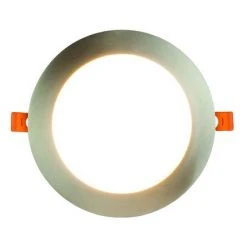 Cheapest ⌛ Patriot Lighting® 6" Integrated LED Ultra-Thin Brushed Nickel Round Downlight 🛒 -Patriot Lighting Sales 349 1354 P TP ON
