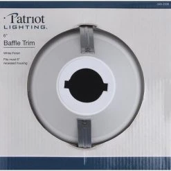 Buy 🤩 Patriot Lighting® 6" Enclosed Baffle Trim 🥰 -Patriot Lighting Sales 349 2908 Alt3