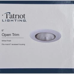 Best Sale 💯 Patriot Lighting® 6" Open Trim ✨ -Patriot Lighting Sales 349 2912 Alt3