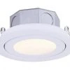 Discount ❤️ Patriot Lighting® 4" White Recessed LED Gimbal Trim Downlight ✨ -Patriot Lighting Sales 3491215 Master