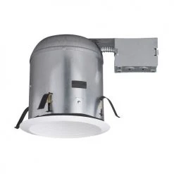 Deals 🔔 Patriot Lighting® 6" Remodel Recessed Light Housing With Baffle Trim - 4 Pack 😉