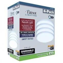 Cheapest ✨ Patriot Lighting® 8-7/8" LED Flat Panel Ultra-Thin Downlight 😍 11 Cheapest ✨ Patriot Lighting® 8-7/8" LED Flat Panel Ultra-Thin Downlight 😍 -Patriot Lighting Sales 351 0027 Box1
