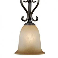 Brand new ❤️ Patriot Lighting® Mavis Oil Brushed Bronze With Gold Accent 1-Light Mini Pendant 👏 -Patriot Lighting Sales 351 0082 FG