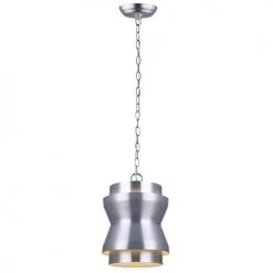 Promo ⭐ Patriot Lighting® Xola Brushed Nickel 1-Light Pendant 🛒
