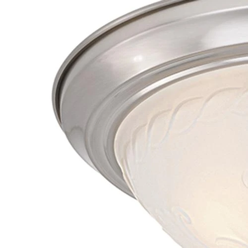 Coupon 🔔 Patriot Lighting® Jenson Satin Nickel 2-Light Flush Mount Ceiling Light - 2 Pack ✨ 4 Coupon 🔔 Patriot Lighting® Jenson Satin Nickel 2-Light Flush Mount Ceiling Light - 2 Pack ✨ - Image 2