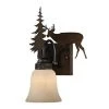 Wholesale ✨ Patriot Lighting® Deer Burnished Bronze 1-Light Vanity Light 🎁