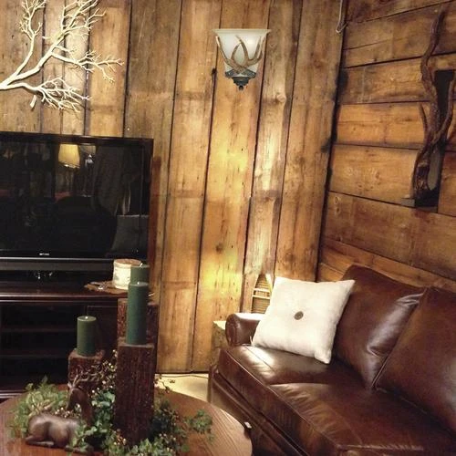 Best Sale ✔️ Patriot Lighting® Antler 1-Light Black Walnut Indoor Wall Light 😀 5 Best Sale ✔️ Patriot Lighting® Antler 1-Light Black Walnut Indoor Wall Light 😀 - Image 3