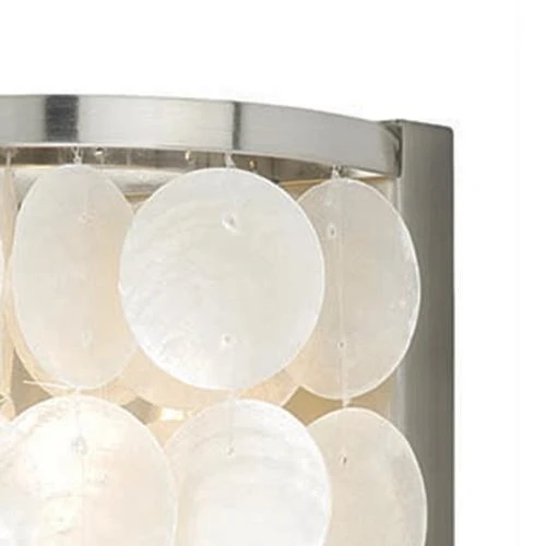 Top 10 ✨ Patriot Lighting® Shells Satin Nickel 1-Light Vanity Light 😍 4 Top 10 ✨ Patriot Lighting® Shells Satin Nickel 1-Light Vanity Light 😍 - Image 2