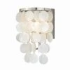 Top 10 ✨ Patriot Lighting® Shells Satin Nickel 1-Light Vanity Light 😍 -Patriot Lighting Sales 351 5048 P SF