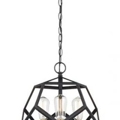 Top 10 ⌛ Patriot Lighting® Suzanna Oil-Rubbed Bronze 3-Light Pendant 🛒