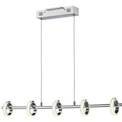 Cheapest ✔️ Patriot Lighting Elegant Home Patriot Lighting® Elegant Home Clara 5-Light Chrome LED Island Light ✔️