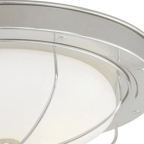 Cheapest ⌛ Patriot Lighting® Marina Bay Polished Nickel 1-Light Flush Mount Ceiling Light 🌟 4 Cheapest ⌛ Patriot Lighting® Marina Bay Polished Nickel 1-Light Flush Mount Ceiling Light 🌟 - Image 2