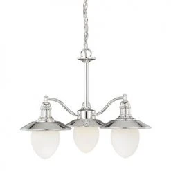 Budget 😉 Patriot Lighting® Marina Bay 3-Light Polished Nickel Chandelier ❤️