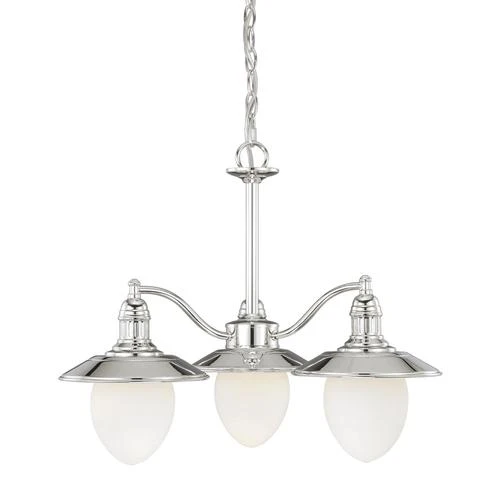 Budget 😉 Patriot Lighting® Marina Bay 3-Light Polished Nickel Chandelier ❤️ 3 Budget 😉 Patriot Lighting® Marina Bay 3-Light Polished Nickel Chandelier ❤️