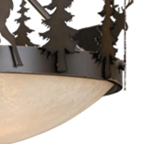 Hot Sale ⌛ Patriot Lighting® Bryce Burnished Bronze 3-Light Pendant/Semi-Flush Mount Ceiling Light 😍 4 Hot Sale ⌛ Patriot Lighting® Bryce Burnished Bronze 3-Light Pendant/Semi-Flush Mount Ceiling Light 😍 - Image 2
