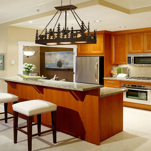 Brand new 👏 Patriot Lighting® Bryce Burnished Bronze 3 Light Island Light ✔️ 5 Brand new 👏 Patriot Lighting® Bryce Burnished Bronze 3 Light Island Light ✔️ - Image 3