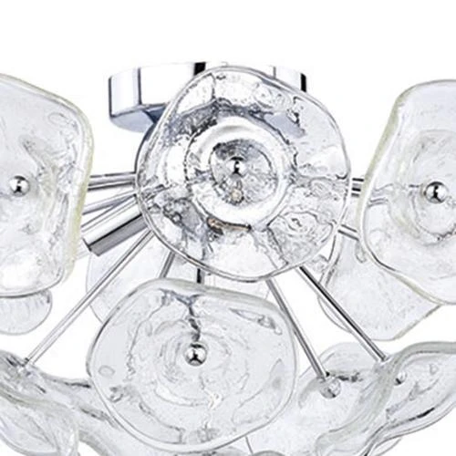 Brand new 🛒 Patriot Lighting® Dessa Chrome 3-Light Flush Mount Ceiling/Pendant Light ✨ 4 Brand new 🛒 Patriot Lighting® Dessa Chrome 3-Light Flush Mount Ceiling/Pendant Light ✨ - Image 2