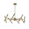 Budget ⭐ Patriot Lighting® Greer 16-Light Antique Gold Chandelier ❤️ -Patriot Lighting Sales 351 8022 P