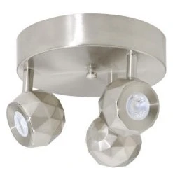 Cheap 🎁 Patriot Lighting® Siobhan Satin Nickel LED Flush Mount Ceiling Light 🔔