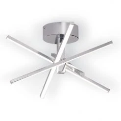 Buy ✔️ Patriot Lighting® Norm Chrome Integrated LED Flush Mount Ceiling Light 🔥