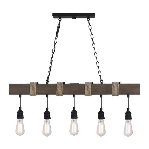 Cheapest 🤩 Patriot Lighting® Joyce Natural Wood And Black 5-Light Island Light ✔️ 8 Cheapest 🤩 Patriot Lighting® Joyce Natural Wood And Black 5-Light Island Light ✔️ - Image 6