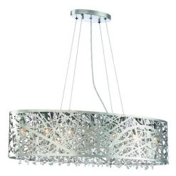 Best deal ✨ Patriot Lighting® Elegant Home Braylen Chrome 7 Light Island Light ✔️