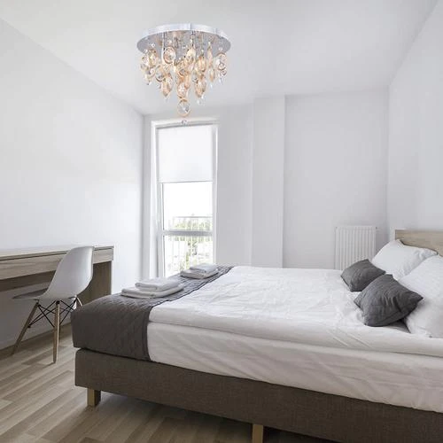 Best Sale 👏 Patriot Lighting® Elegant Home Raina Chrome & Copper 4-Light Flush Mount Ceiling Light ⌛ 5 Best Sale 👏 Patriot Lighting® Elegant Home Raina Chrome & Copper 4-Light Flush Mount Ceiling Light ⌛ - Image 3