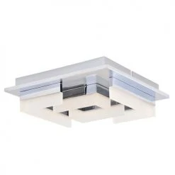 Flash Sale 🛒 Patriot Lighting® Leisa Chrome Integrated LED Flush Mount Ceiling Light ❤️