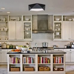 Hot Sale ⭐ Patriot Lighting® Pascal Black Integrated LED Flush Mount Ceiling Light ✨ 9 Hot Sale ⭐ Patriot Lighting® Pascal Black Integrated LED Flush Mount Ceiling Light ✨ -Patriot Lighting Sales 351 9138 IU