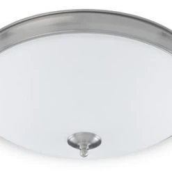 Hot Sale ❤️ Patriot Lighting® Legend Brushed Nickel Integrated LED Flush Mount Ceiling Light 😉