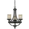 Best Pirce 🎁 Patriot Lighting® Lancaster 3-Light Black Walnut Chandelier 🎉 -Patriot Lighting Sales 351 9574 P