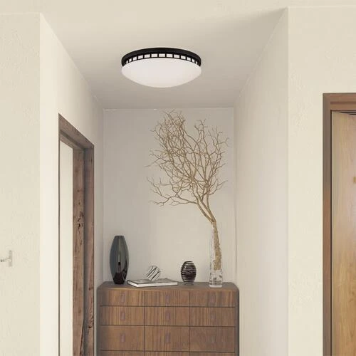 Cheapest 😀 Patriot Lighting® Julius Black Integrated LED Flush Mount Ceiling Light ✨ 6 Cheapest 😀 Patriot Lighting® Julius Black Integrated LED Flush Mount Ceiling Light ✨ - Image 4