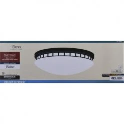 Cheapest 😀 Patriot Lighting® Julius Black Integrated LED Flush Mount Ceiling Light ✨ 12 Cheapest 😀 Patriot Lighting® Julius Black Integrated LED Flush Mount Ceiling Light ✨ -Patriot Lighting Sales 3510008 Alt4