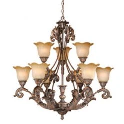 Budget ✨ Patriot Lighting® Seville 9-Light Aged Bronze Chandelier 👍
