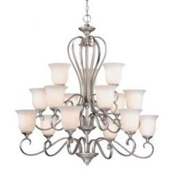 Flash Sale ✨ Patriot Lighting® Riviera 15-Light Antique Pewter Chandelier ⭐